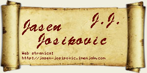 Jasen Josipović vizit kartica